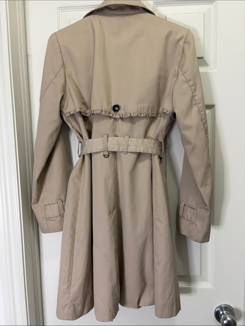 H&M Light Beige Double-Breasted Trench with Belt - Picture 5 of 16
